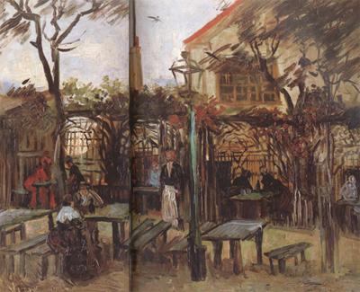 Vincent Van Gogh Terrace of a Cafe on Montmartre (nn04)